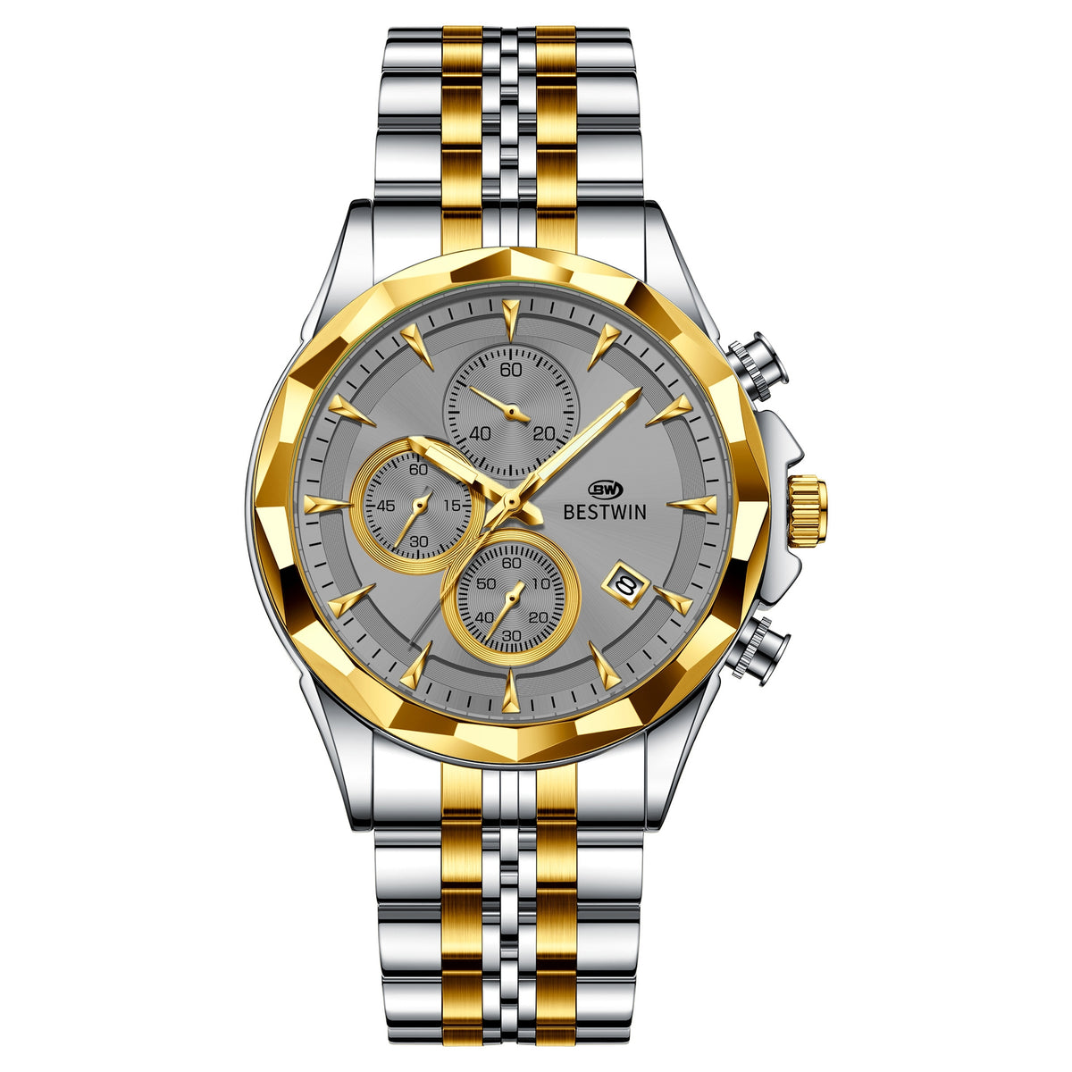 Personalisierte leuchtende Sechs-Hand-Uhr für Herren – Bild 11 | LuxeStyle