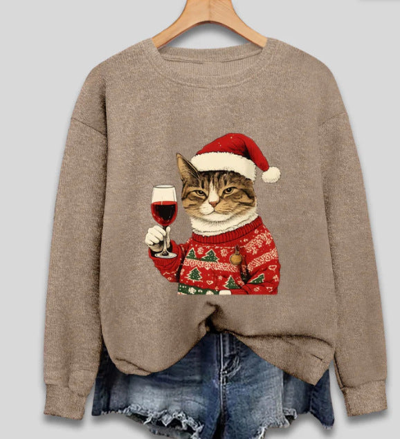 Damen Pullover im Faux-Knit-Look