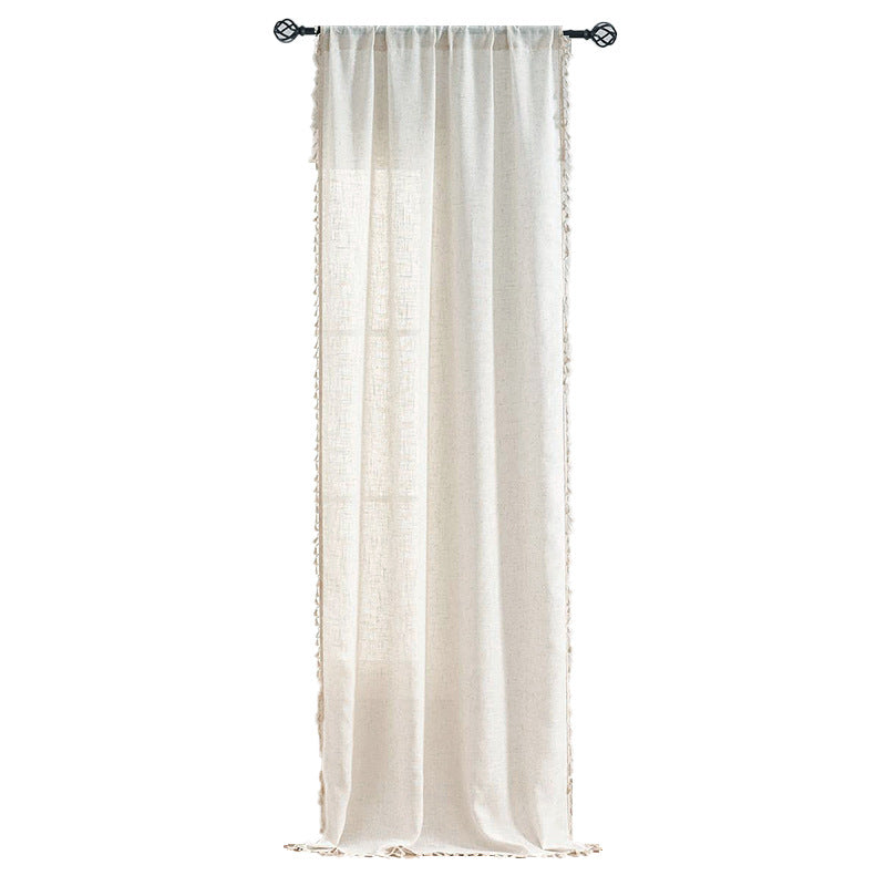 Boho-Tüllvorhang