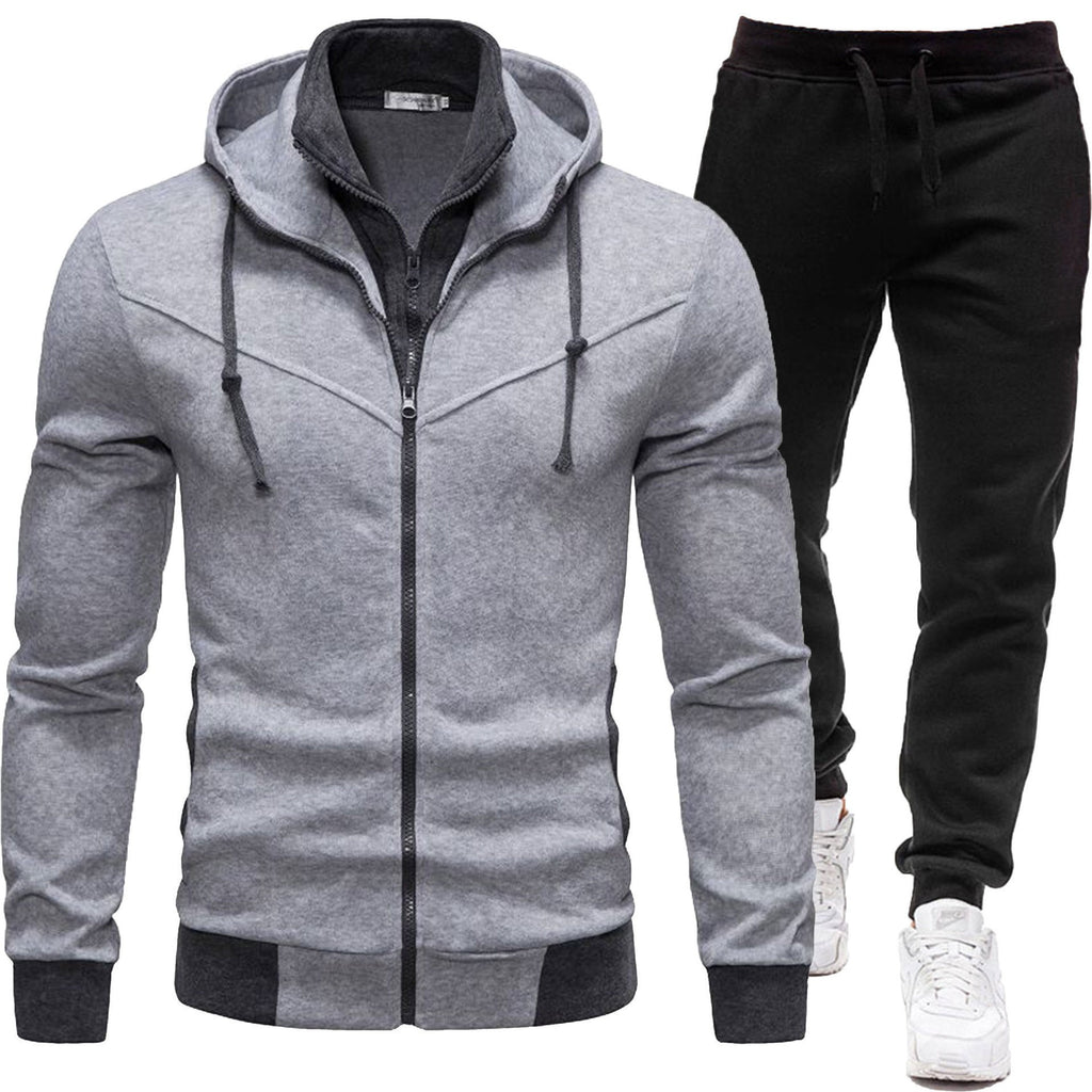 Sportlicher Patchwork-Trainingsanzug für Damen
