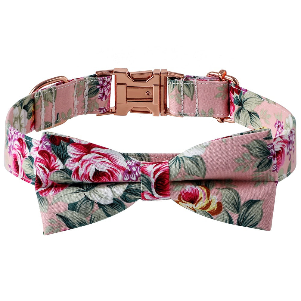 Halsband Baumwolle Rose Gold Schnalle – Bild 8 | LuxeStyle