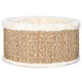 Rundes Katzenbett aus Seegras, 36 cm