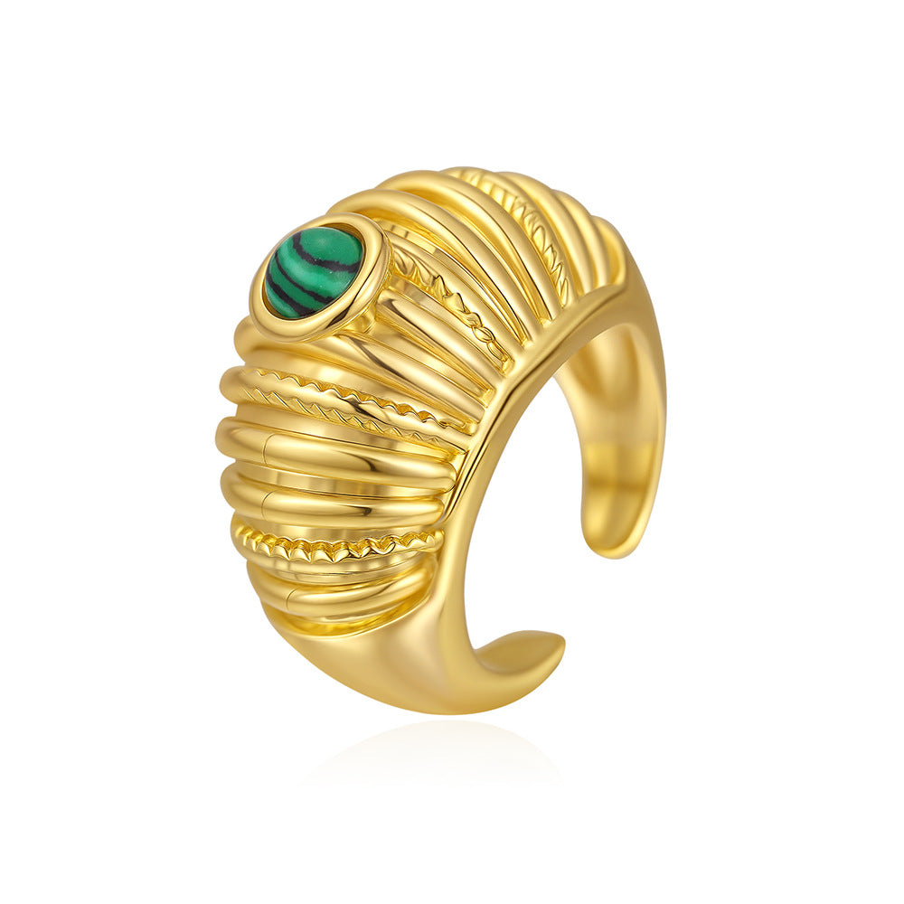 Gold Schmuckstein-Ring