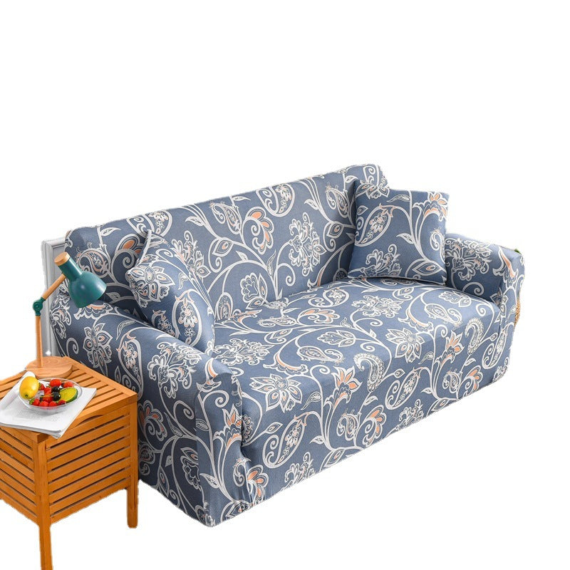 Sofaabdeckung mit Pflanzenmuster – Stretch – Bild 9 | LuxeStyle