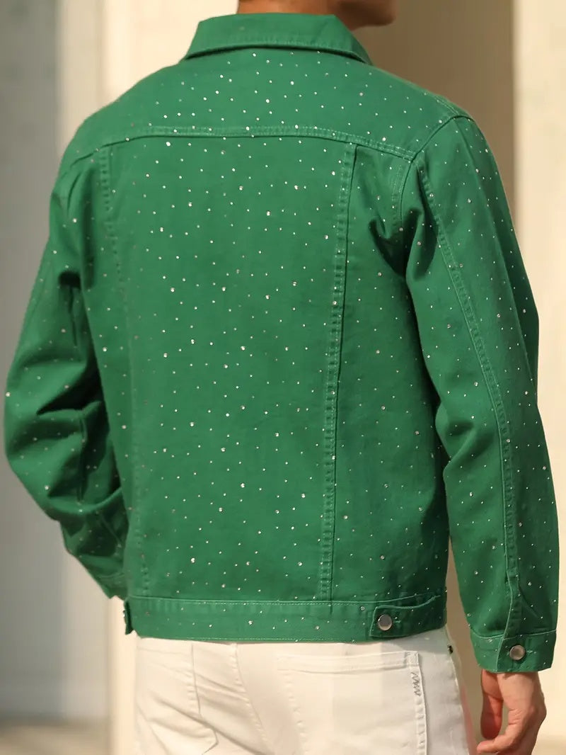 Gut sitzende Jeansjacke für Herren – Y036S