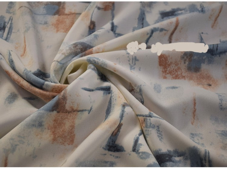 Abstrakter Satin-Stoff für DIY-Projekte – Bild 4 | LuxeStyle