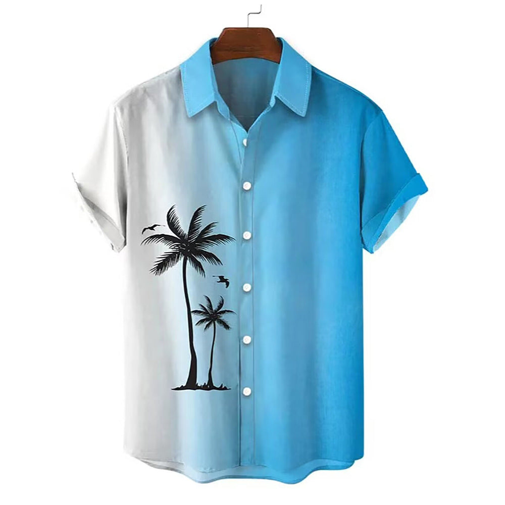 Hawaiihemd für Herren mit 3D-Print – Bild 16 | LuxeStyle