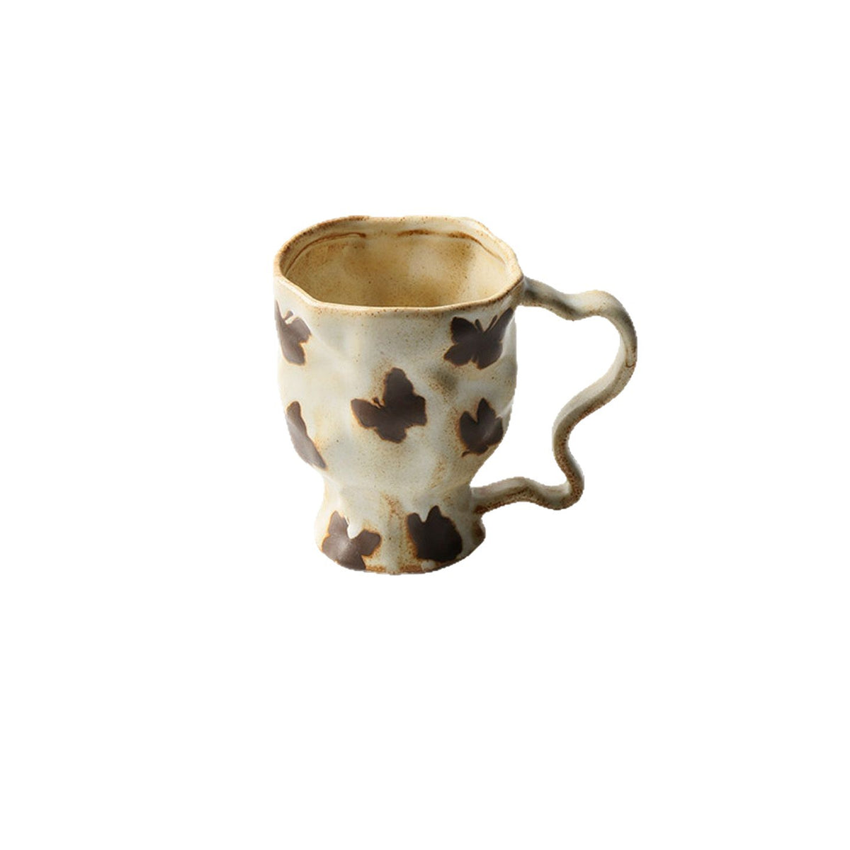 Retro Keramik-Kaffeetasse mit Tiermotiv – Bild 2 | LuxeStyle