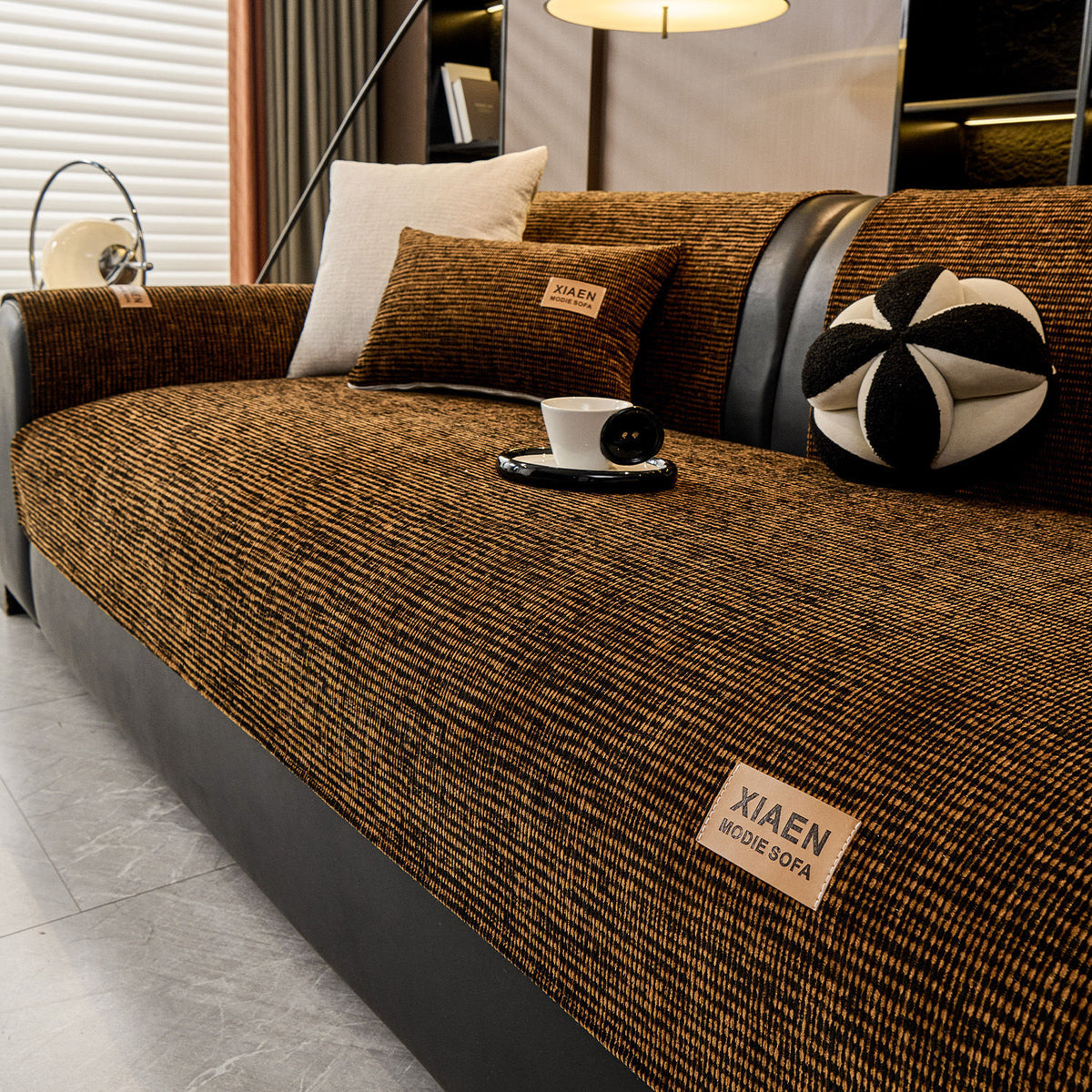 Chenille Sofa-Kissen 70×70 cm – Bild 9 | LuxeStyle