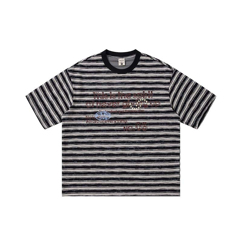 Lockeres Herren-T-Shirt mit Aufdruck
