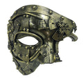 Steampunk Halbmaske für Maskenbälle