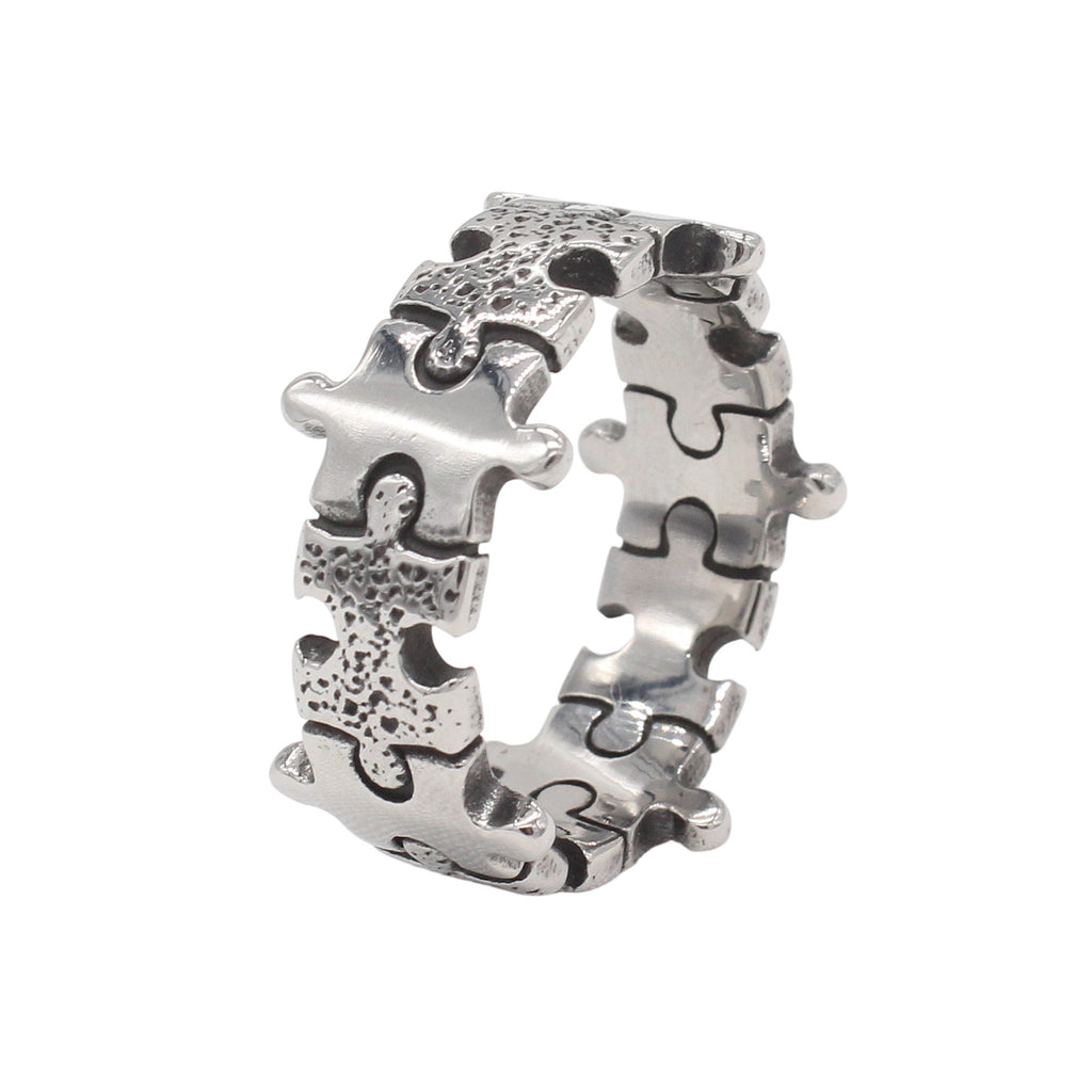Personalisierter Antik-Stil Geometrischer Ring
