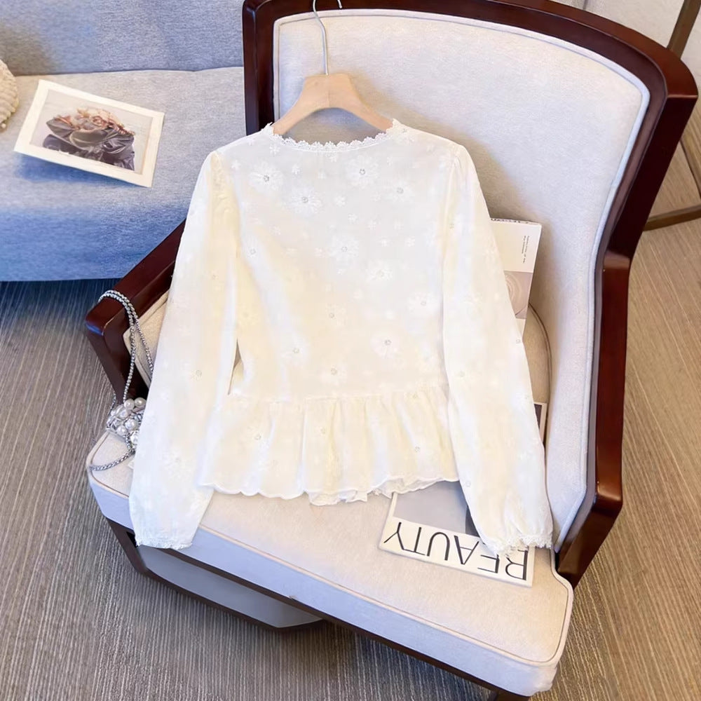 Damenbluse mit langen Ärmeln – Bild 4 | LuxeStyle