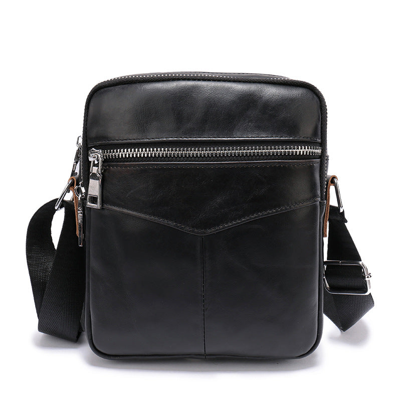 Echtes Leder Messenger-Tasche – Retro-Design – Bild 5 | LuxeStyle
