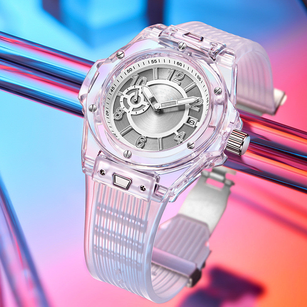 Transparente, multifunktionale Leuchtuhr – Bild 3 | LuxeStyle