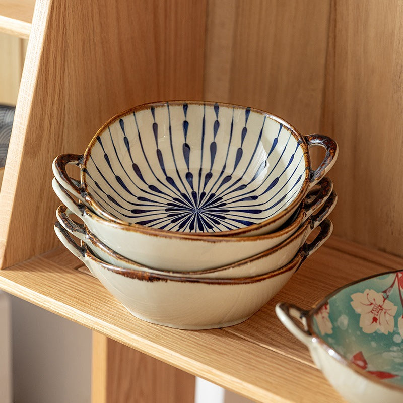 Keramik Suppenschale mit Doppelgriff – Bild 1 | LuxeStyle