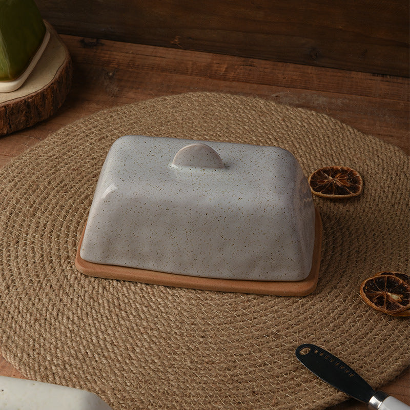 Keramische Butterbox im Retro-Design | LuxeStyle