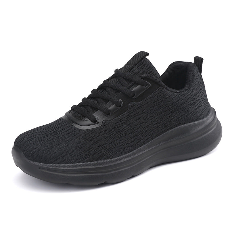 Unisex-Sneaker All Black mit Mesh-Design