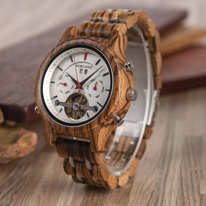 Holz-Armbanduhr Business Flywheel