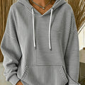 Damen Sweat Hoodie mit Kapuze und Tasche