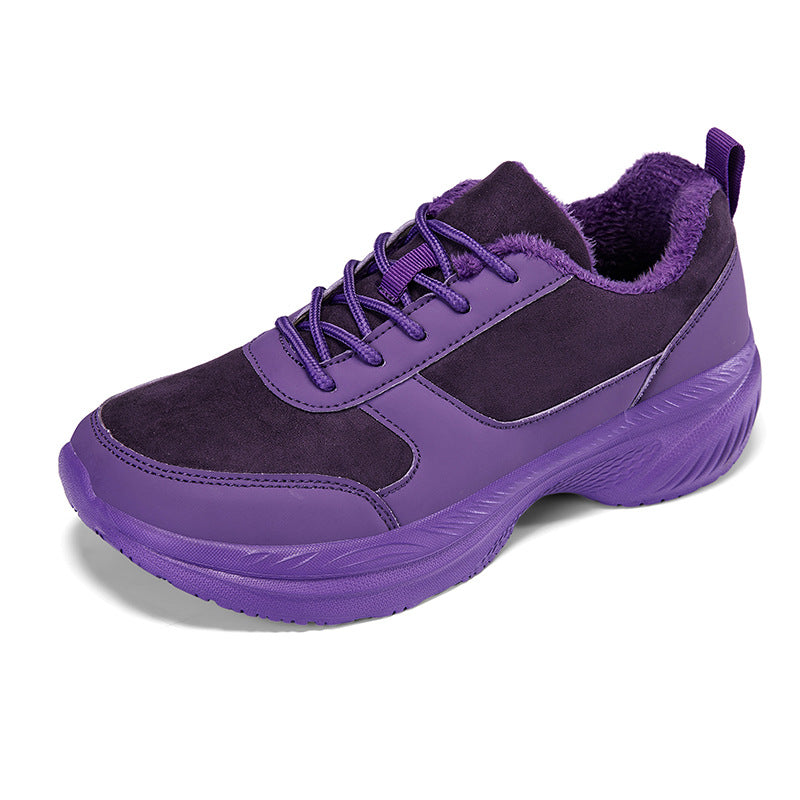Gefütterte Winterschuhe mit Schnürung