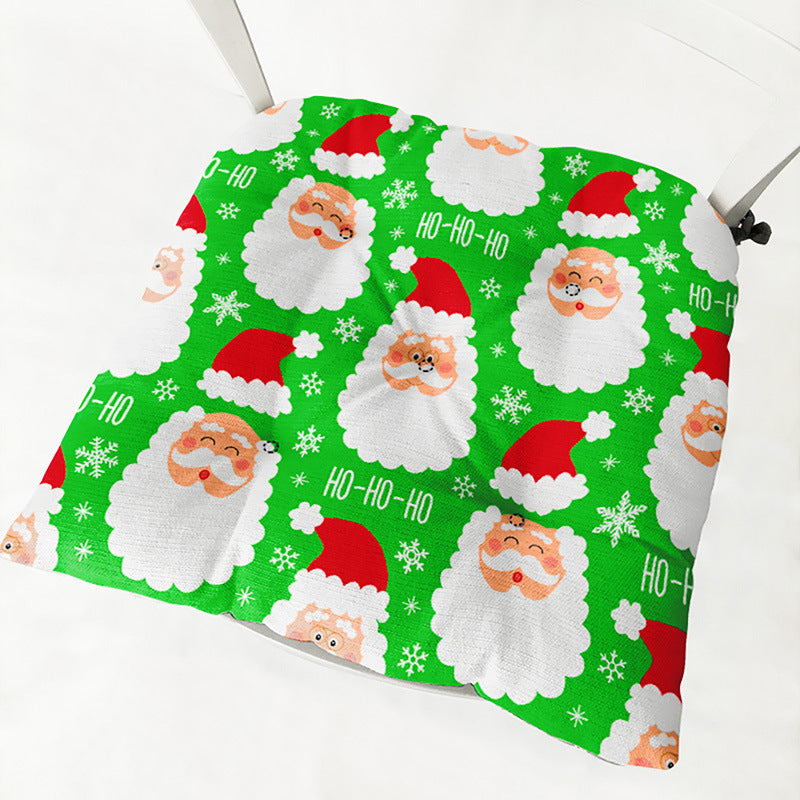 Stuhlkissen aus Baumwoll-Leinen-Mix mit Weihnachtsmotiv – Bild 3 | LuxeStyle