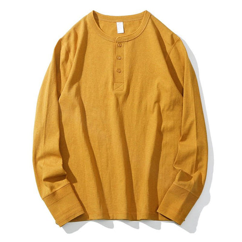 American Henry Langarmshirt mit Stehkragen