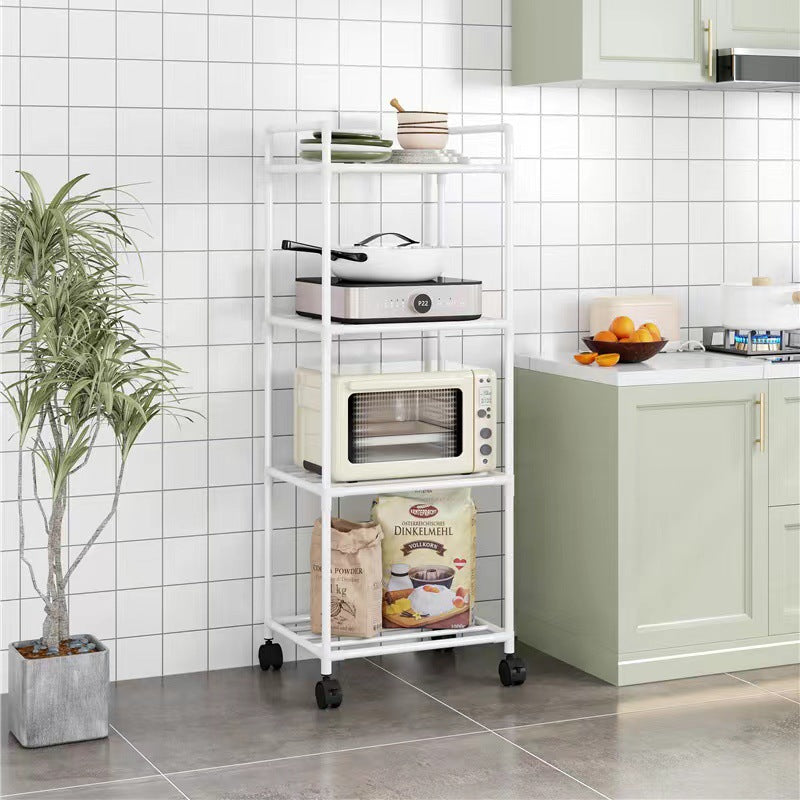 Schwarzer 6‑Schicht‑Trolley für Küche – Bild 6 | LuxeStyle