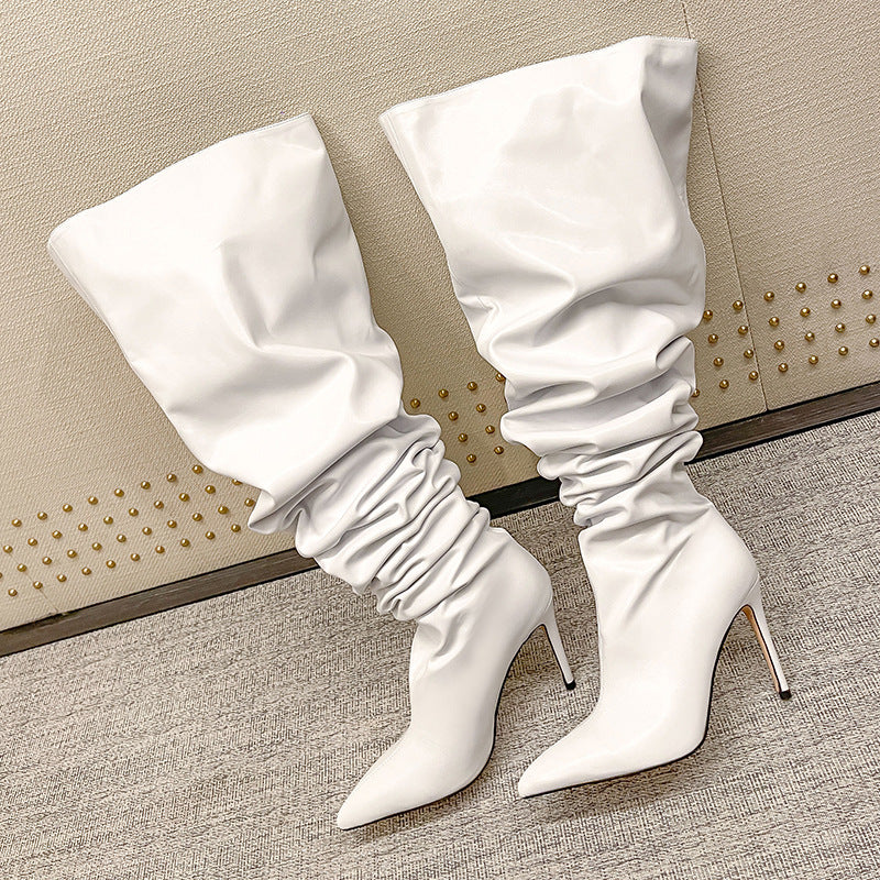 Weite-Absatz-Stiefel mit Stiletto-Absatz – Bild 3 | LuxeStyle