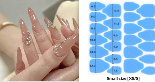 Handgemachte Nageltipps