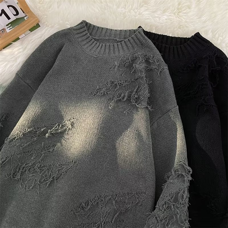 Tasseled Crewneck Strickpullover