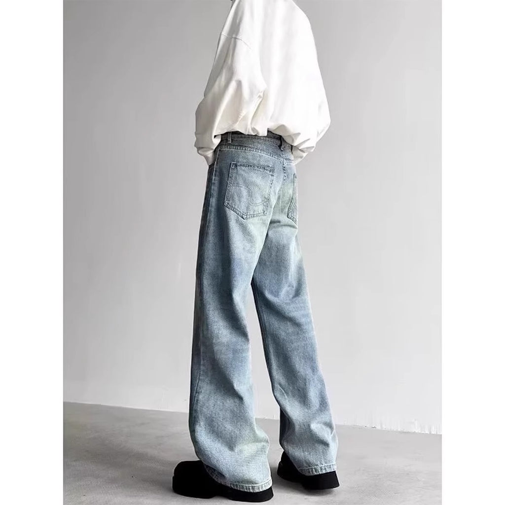Retro Loose Straight-Leg Jeans für Herren