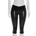 Damen Caprihose mit tiefem Bund und Patchwork – Ansicht 4