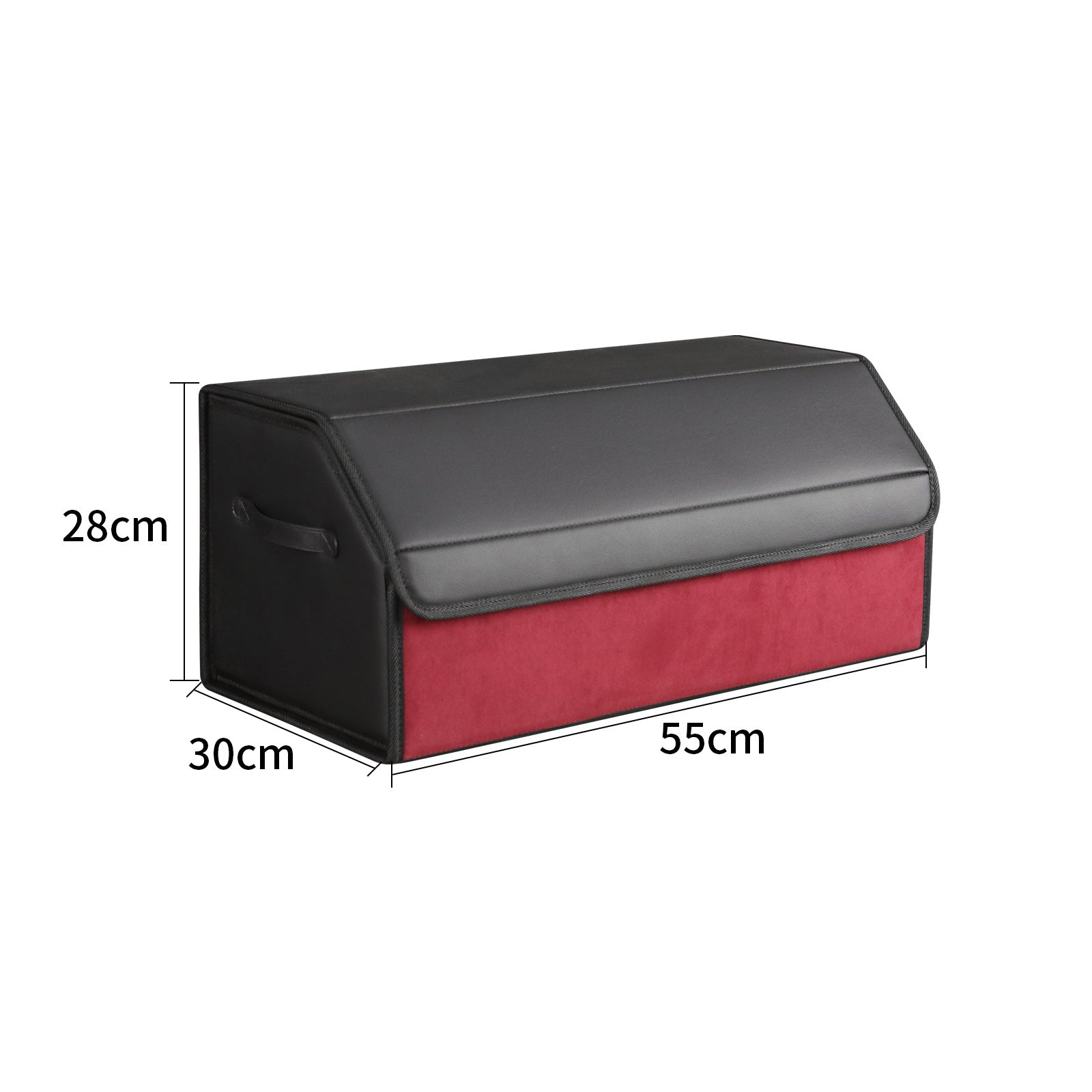 Aufbewahrungsbox aus Suede