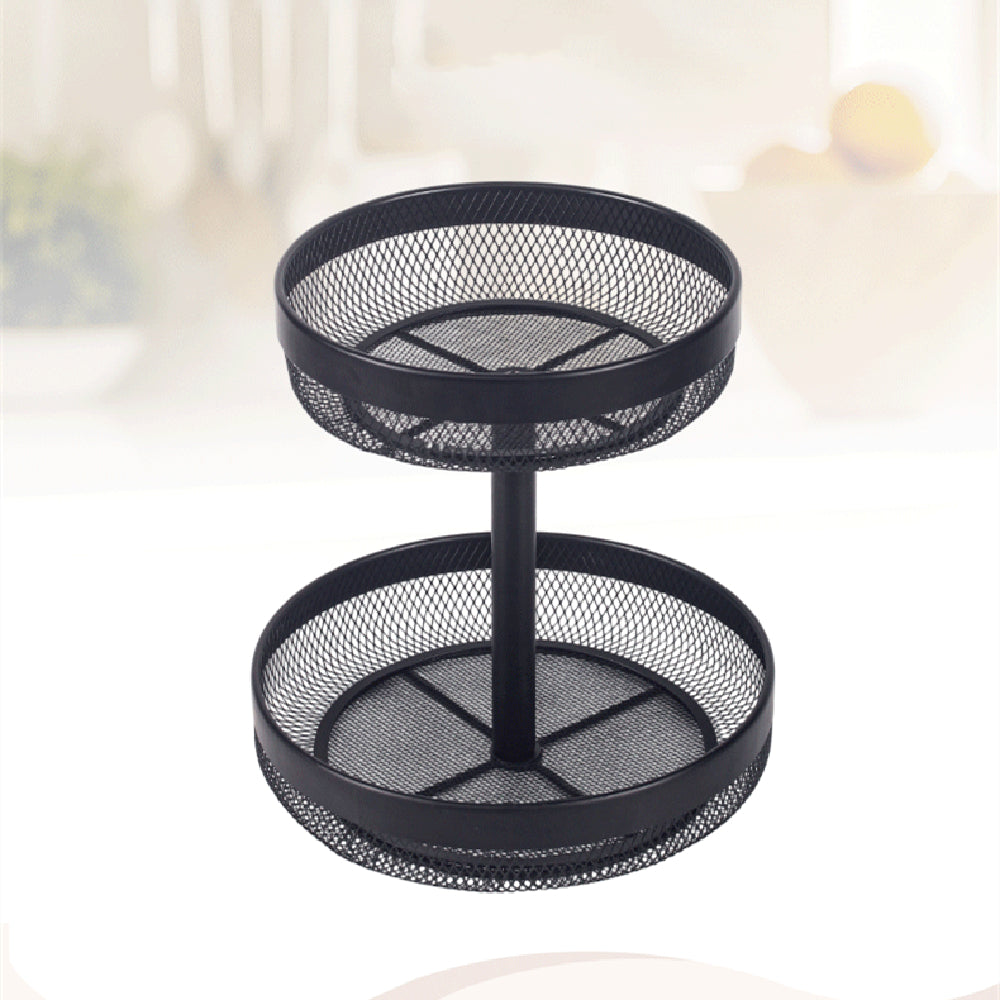 Schwarzer Desktop-Korb aus Eisen – Bild 3 | LuxeStyle
