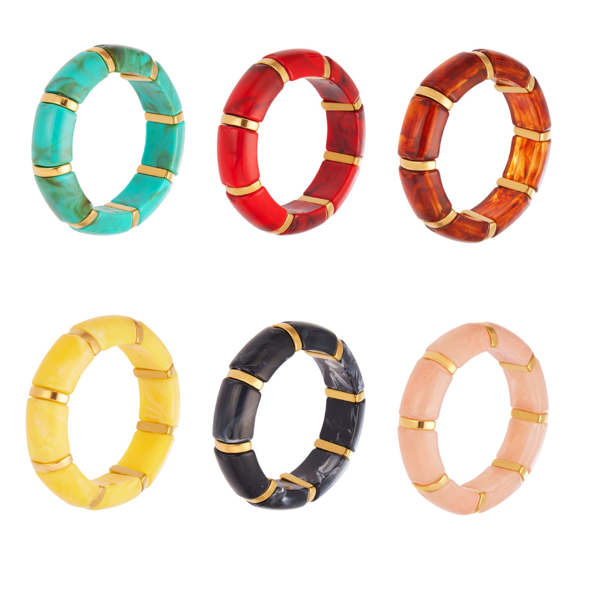 Multicolor Harz-Armband