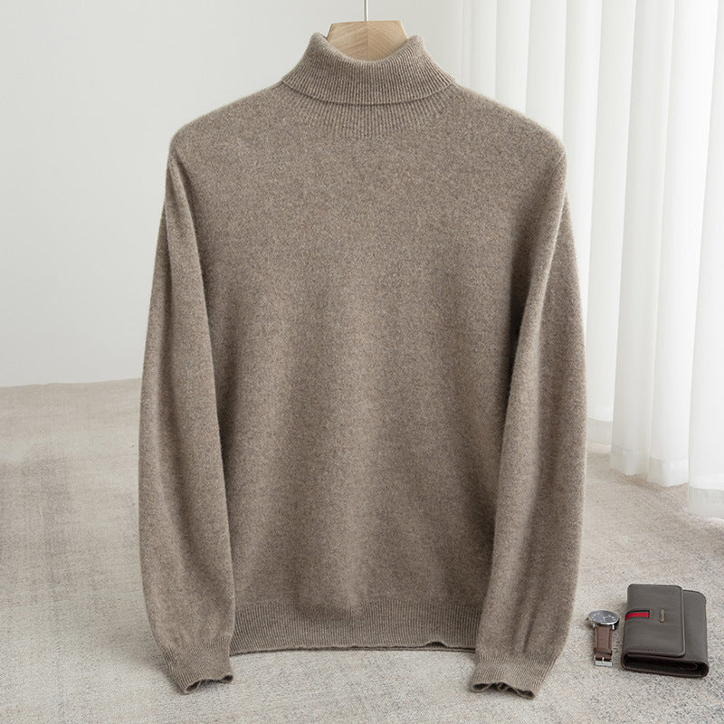 Cashmere-Pullover mit Rollkragen