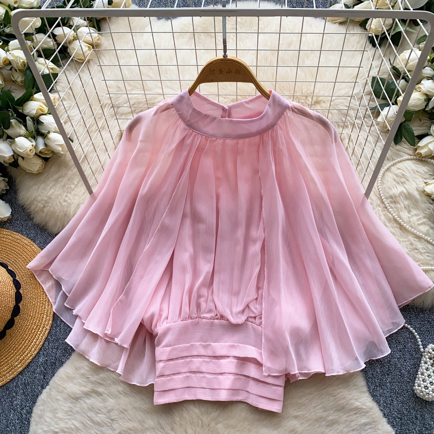 Elegantes Blusen-Top mit asymmetrischem Design