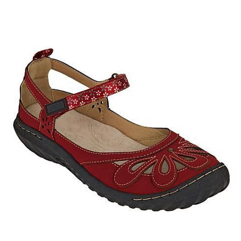 Sandalen mit Keilabsatz und Lochstickerei – Bild 6 | LuxeStyle