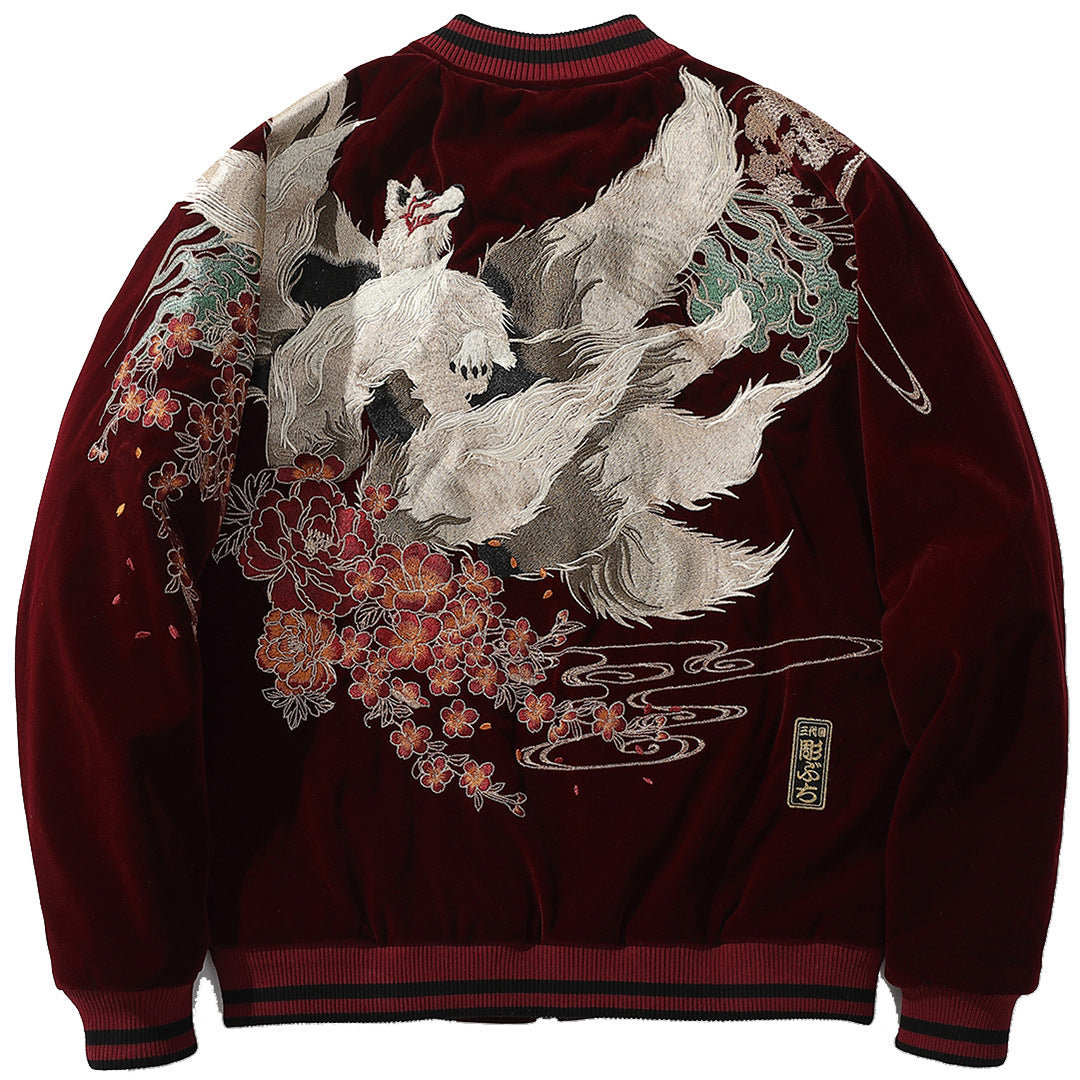 Herren Freizeitjacke bestickt – Relaxed Fit