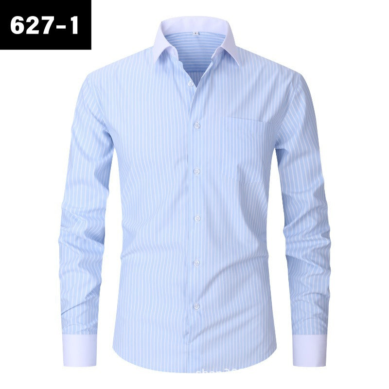 Gestreiftes Slim Fit Hemd für Herren – Bild 19 | LuxeStyle