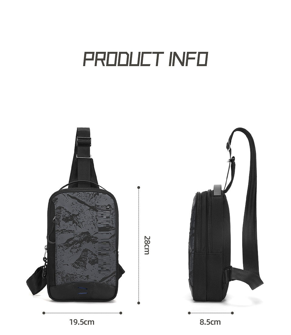 Leichte, stylische Camouflage-Brusttasche – Bild 11 | LuxeStyle