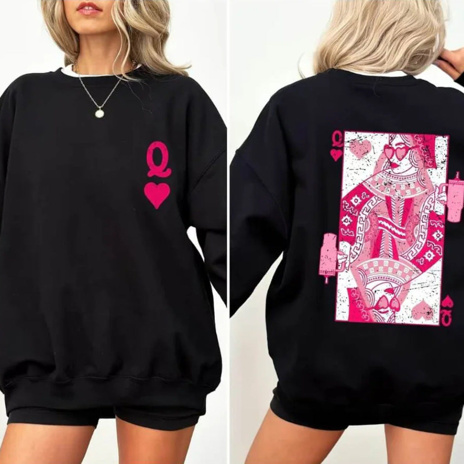 Streetwear Hoodie mit Herz-Print