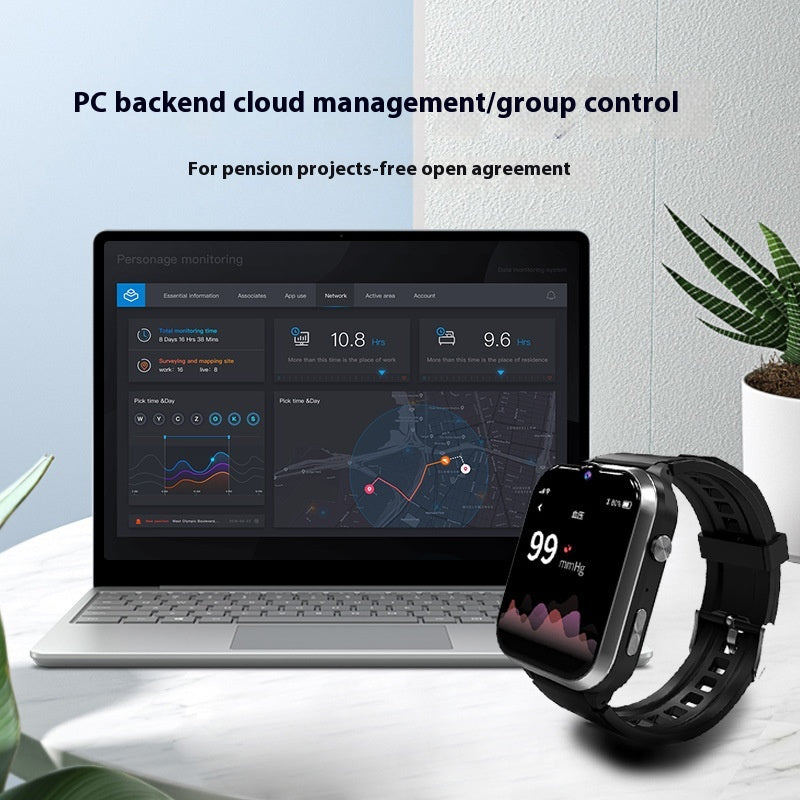 Smartwatch für Senioren mit GPS und Video