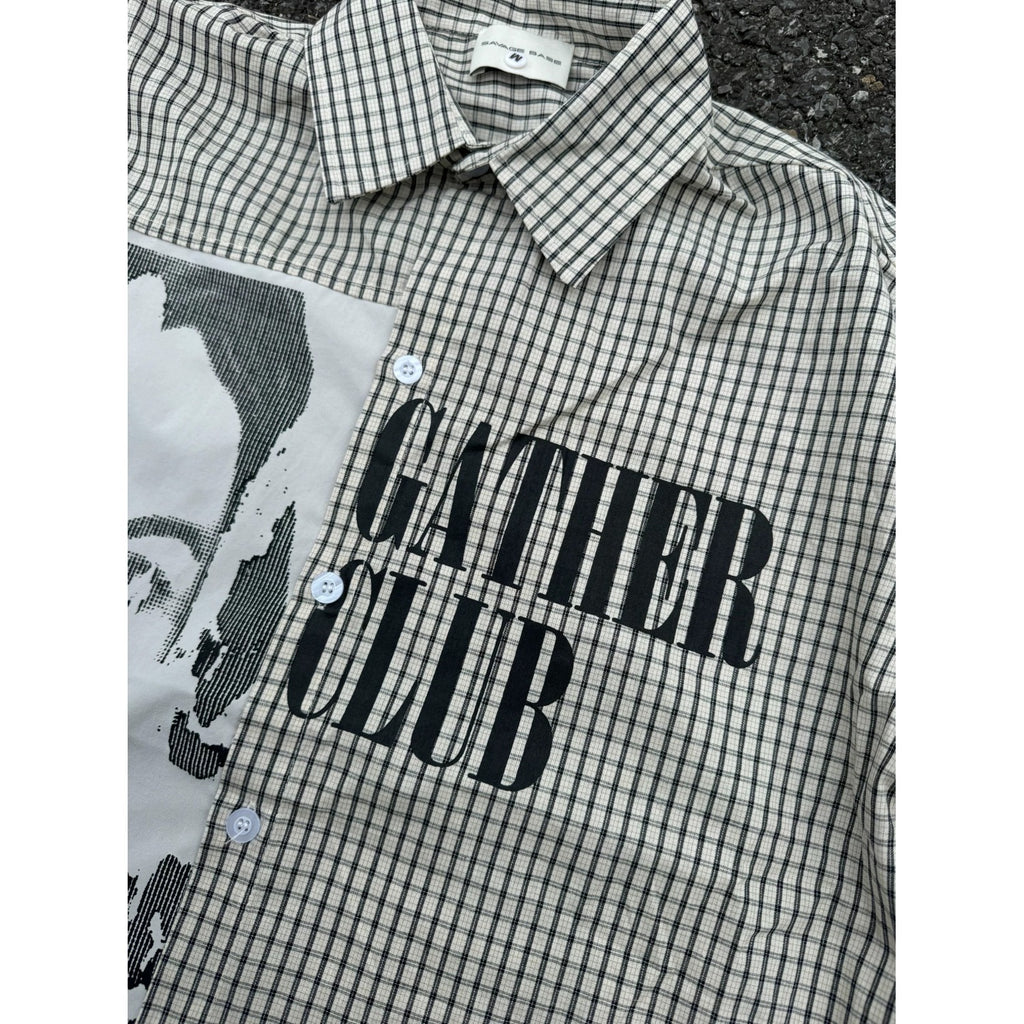 Herren Loose-Fit Kurzarmhemd mit Plaid-Print – Bild 1 | LuxeStyle