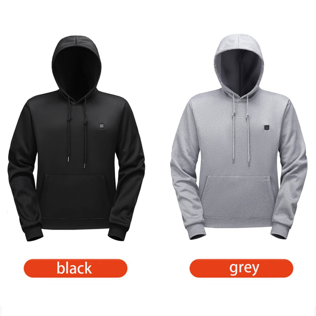 Beheizbarer Kapuzenpullover für Herren – Bild 5 | LuxeStyle