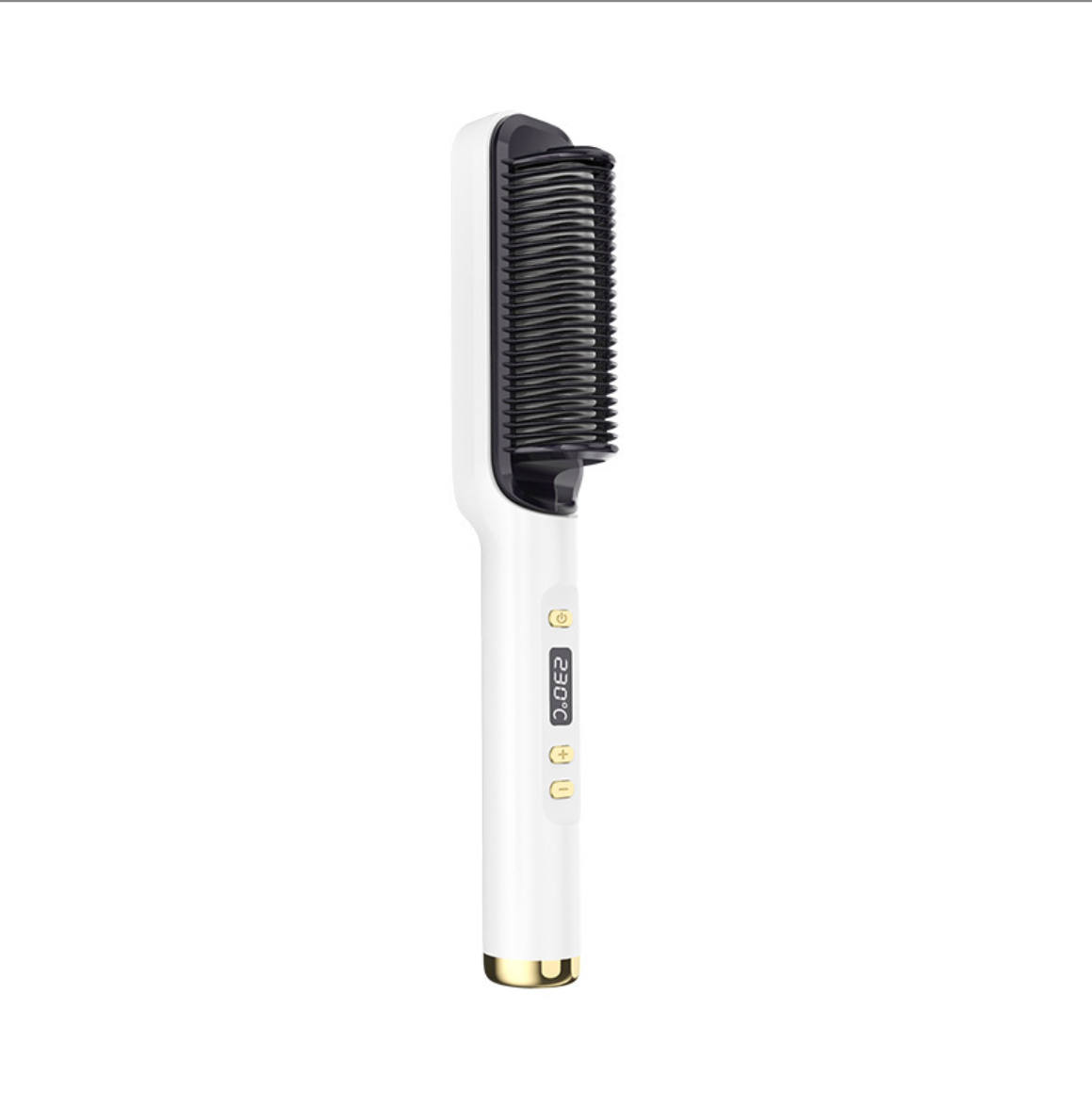 2-in-1 LCD Lockenstab mit negativen Ionen