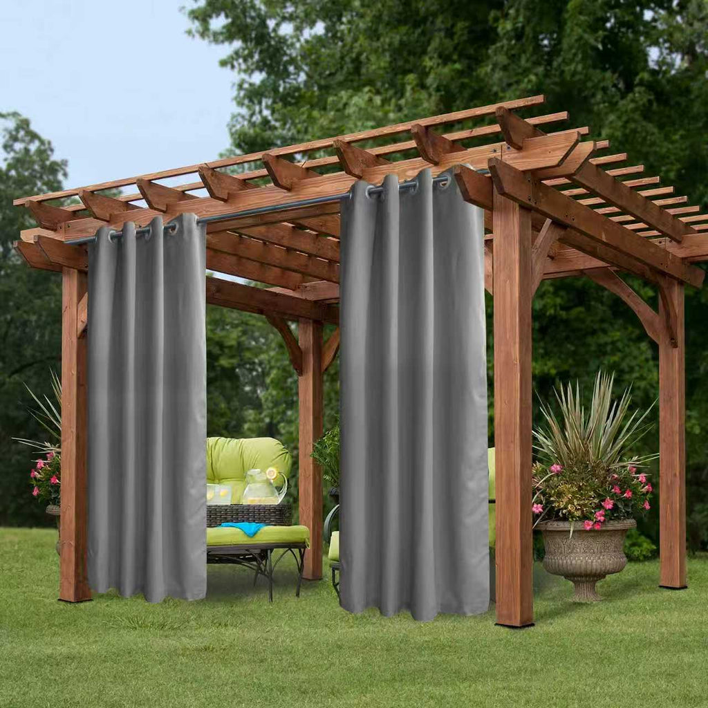 Outdoor-Vorhang mit Ösen – 3 Farben