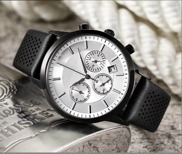 Herren Quarzuhr mit Kautschukarmband – Bild 5 | LuxeStyle