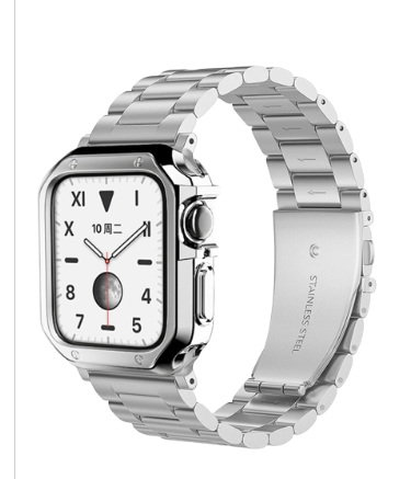 Edelstahl-Armband für Apple Watch mit TPU-Gehäuse – Ansicht 4